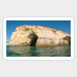 Rocky coastline near Carvoeiro Magnet